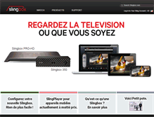 Tablet Screenshot of fr.slingbox.com